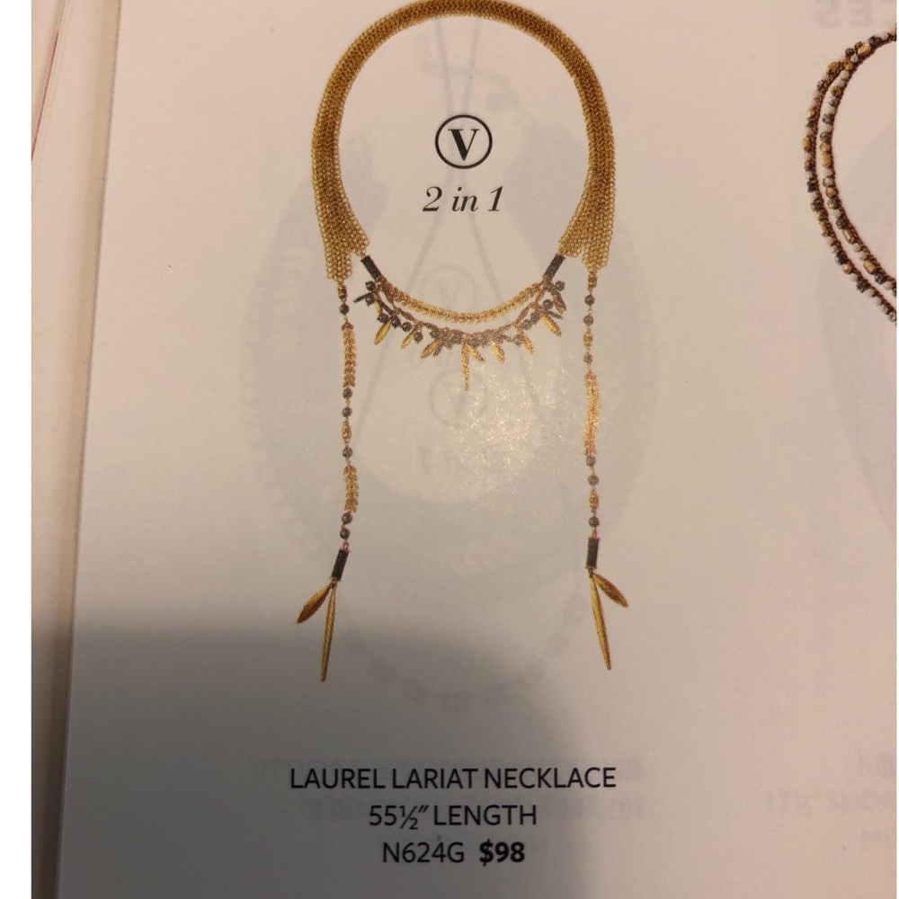 Stella and Dot Laurel Lariat necklace